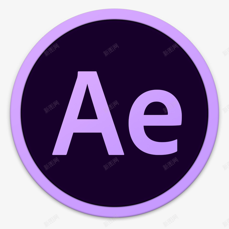 AdobeAe图标png_新图网 https://ixintu.com adobe adobe产品