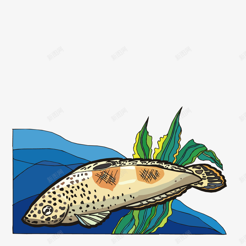 在海中的鱼png免抠素材_新图网 https://ixintu.com 海水 海草 海鱼