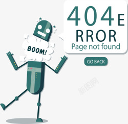 故障机器人故障的机器人错误页面高清图片
