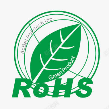 绿色便签ROHS认证标志图标图标