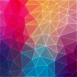 紫色炫彩三角菱形绚丽立体褶皱折纸背景高清图片