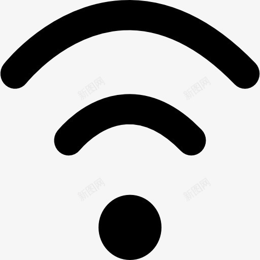 WiFi信号接口符号图标png_新图网 https://ixintu.com WiFi 互联网 信号 界面 符号 软图标 连接