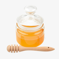 玻璃罐蜂蜜营养蜂蜜罐高清图片