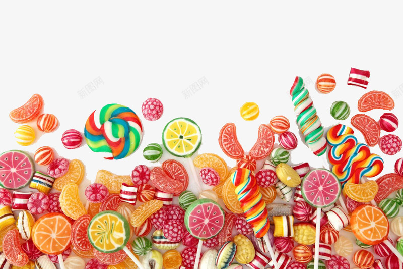 糖果png免抠素材_新图网 https://ixintu.com 儿童零食 彩色棒棒糖 水果糖 甜品 甜点 甜食 硬糖 糖果 糖果雨 软糖 零食
