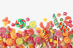 彩色水果糖糖果高清图片