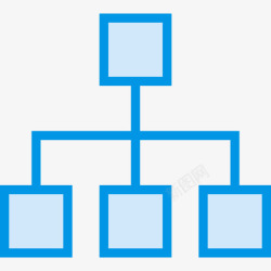 网络层次结构组织图标高清图片