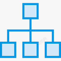 网络层次组织图标高清图片