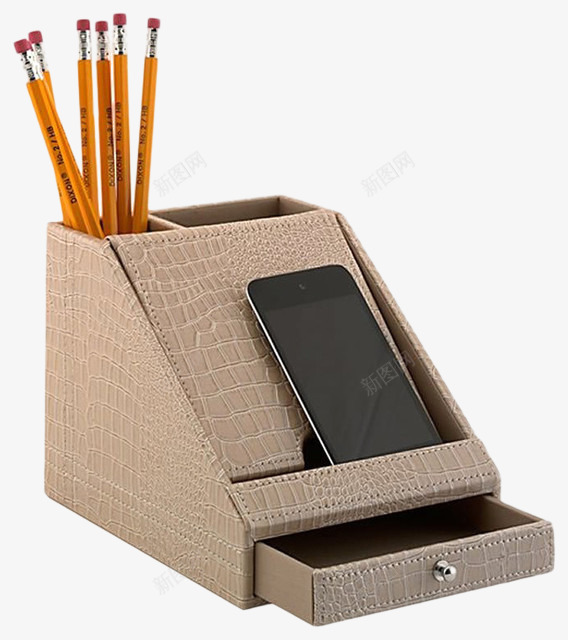 办公用的笔盒png免抠素材_新图网 https://ixintu.com 产品 厂家直供 实物 生活用品 铅笔