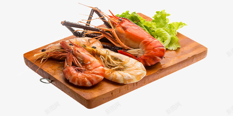 新鲜大虾png免抠素材_新图网 https://ixintu.com 海鲜 美食 虾 食物
