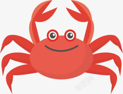 横行霸道红色螃蟹高清图片