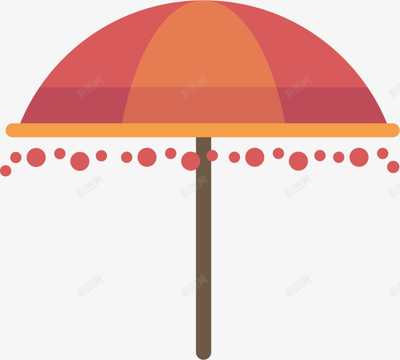 撑开的雨伞图标png_新图网 https://ixintu.com 伞 卡通伞 图标 手绘图 插图 水珠 雨伞 雨具