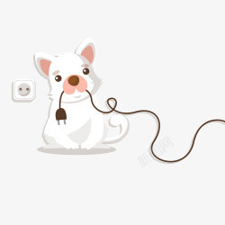 宠物狗免费下载创意404错误页面拔掉电线的狗高清图片
