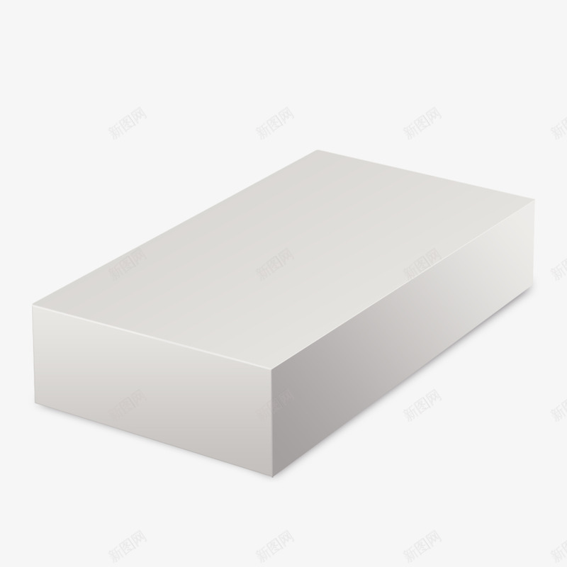 空白的长方形纸盒包装psd_新图网 https://ixintu.com 包装 效果 盒子 空白 长方形