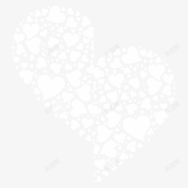 爱心psd免抠素材_新图网 https://ixintu.com 创意心形 心形拼凑 拼凑成心形 爱心 爱心底纹