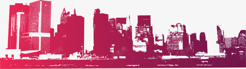 紫色渐变大楼png免抠素材_新图网 https://ixintu.com 大楼 房子 渐变城市 紫色大楼 繁华都市 装饰图案 都市