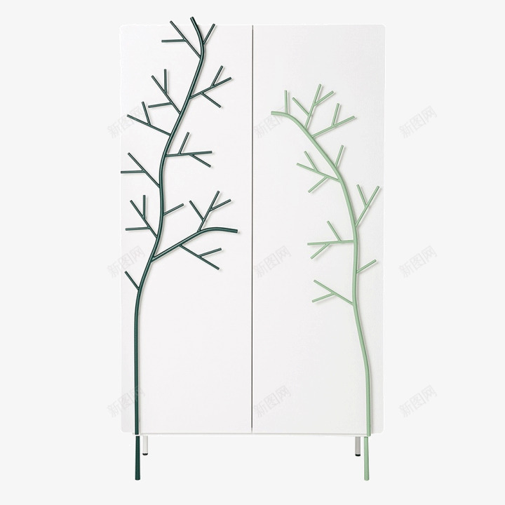 创意的柜子png免抠素材_新图网 https://ixintu.com 两门衣柜 创意 卡通 家具 手绘衣柜 柜子 树枝 白色 白色扁平化衣柜 米绿色 绿色 艺术 艺术美感 衣柜 衣柜设计 设计