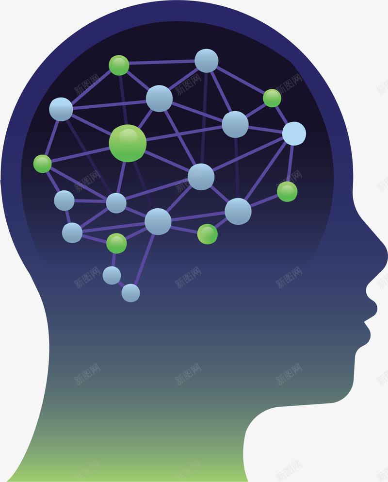 人类大脑工作网络矢量图ai免抠素材_新图网 https://ixintu.com 人类大脑 大脑 大脑工作 大脑结构 矢量png 研究大脑 矢量图