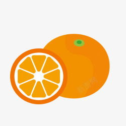新奇士橙子背景装饰素材