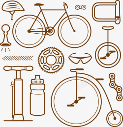 自行车零件自行车零配件高清图片
