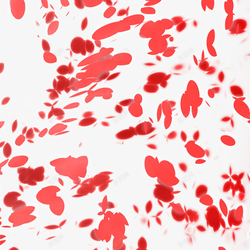 漂浮花瓣元素红色花瓣png免抠素材_新图网 https://ixintu.com 免扣png 漂浮元素 漂浮花瓣 红色花瓣
