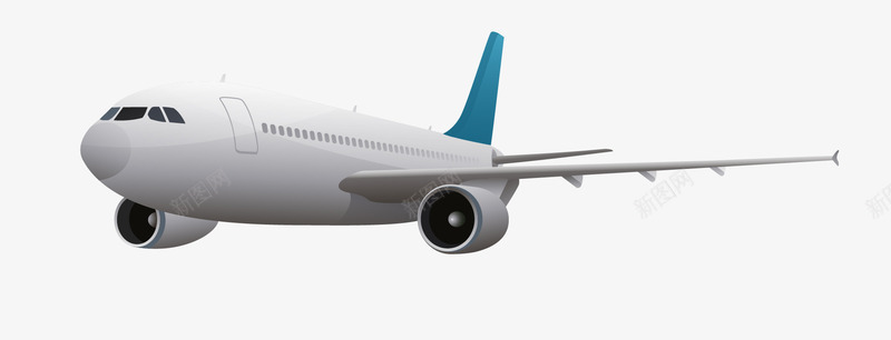 飞机png免抠素材_新图网 https://ixintu.com 客机 模型 着陆 飞机