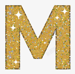 字母M艺术字素材