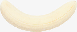 一根香蕉剥好的香蕉高清图片