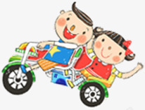 儿童骑车类型六一儿童节61小孩骑车可爱高清图片