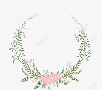 花圈婚礼logo片图标图标