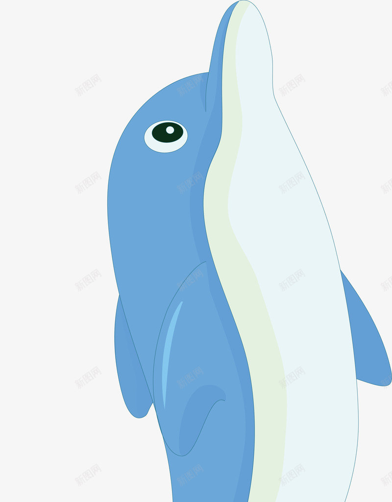 卡通海豚png免抠素材_新图网 https://ixintu.com nbsp 卡通 可爱 河豚鱼 海洋 海洋生物 海豚 海豚鱼 矢量动物 跳跃 鱼