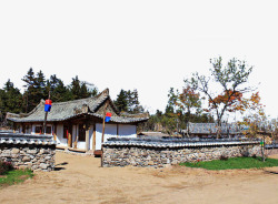 民俗摄影朝鲜族民俗村风光高清图片