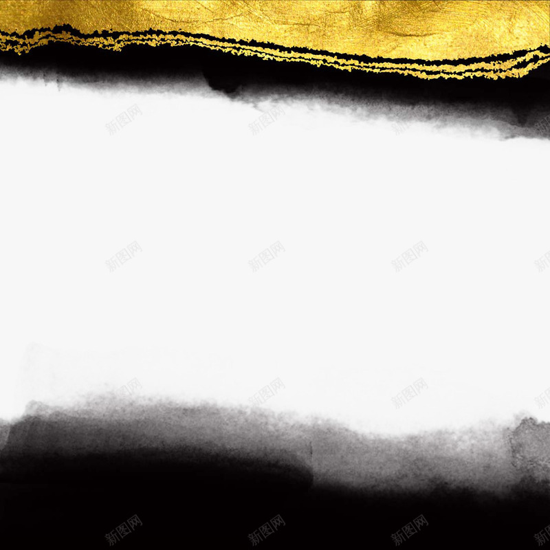 水墨与金色质感背景png免抠素材_新图网 https://ixintu.com 中国风 创意背景 底纹背景 底纹边框 抽象背景 时尚背景 水墨与金色质感背景 水墨背景 潮流背景 纹理背景 质感背景 金色背景 黑色背景