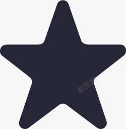 黑白星星icon去玩旅游收藏矢量图图标高清图片