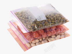 厨房冷藏袋干果豆类保鲜袋高清图片