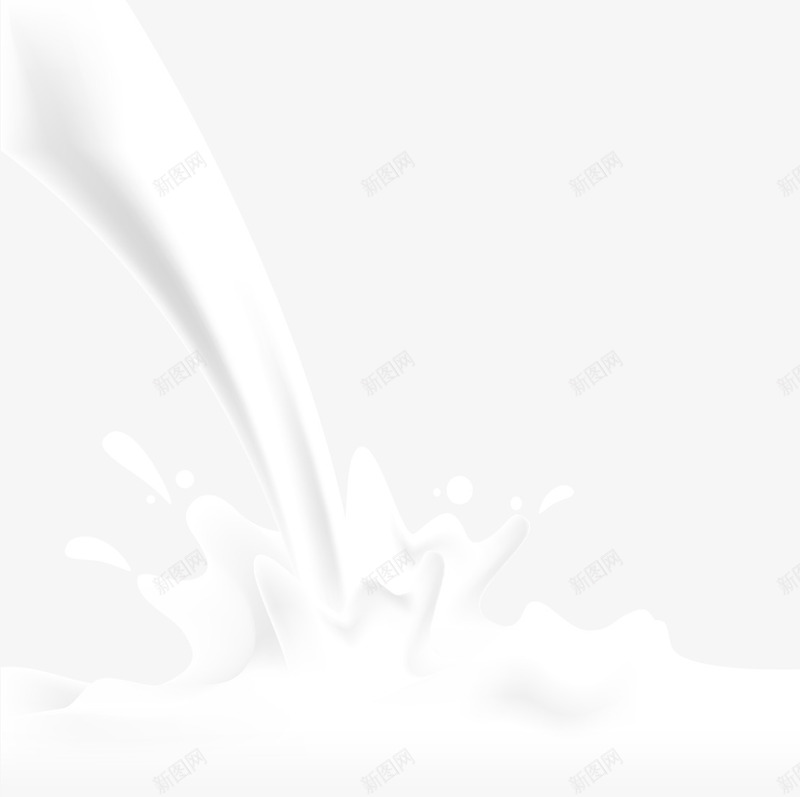 倾倒的牛奶png免抠素材_新图网 https://ixintu.com PNG 原汁原味的牛奶 效果图 白色