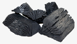 黑色的木炭效果图素材