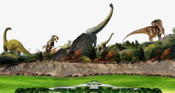 恐龙背景素材