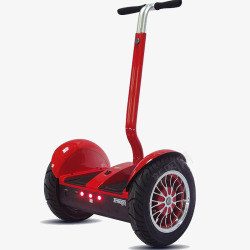 成人代步车红色电动两轮平衡车高清图片