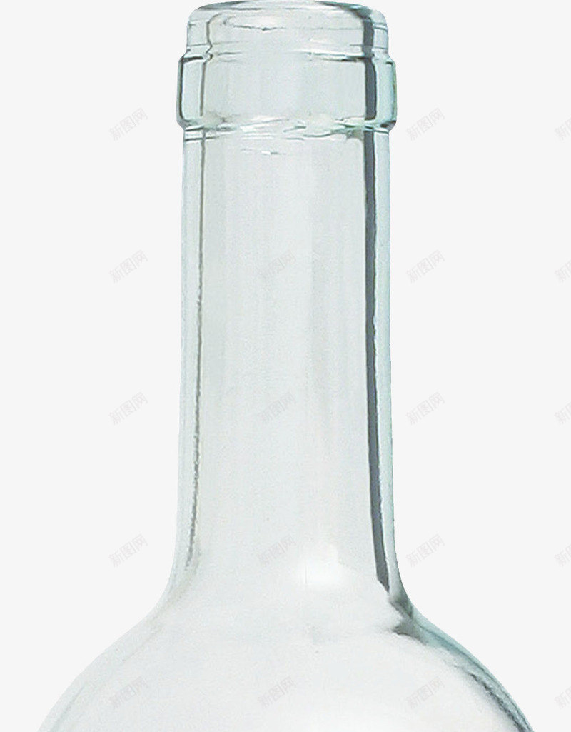 透明长嘴玻璃瓶png免抠素材_新图网 https://ixintu.com 清新 玻璃 装饰 贴图