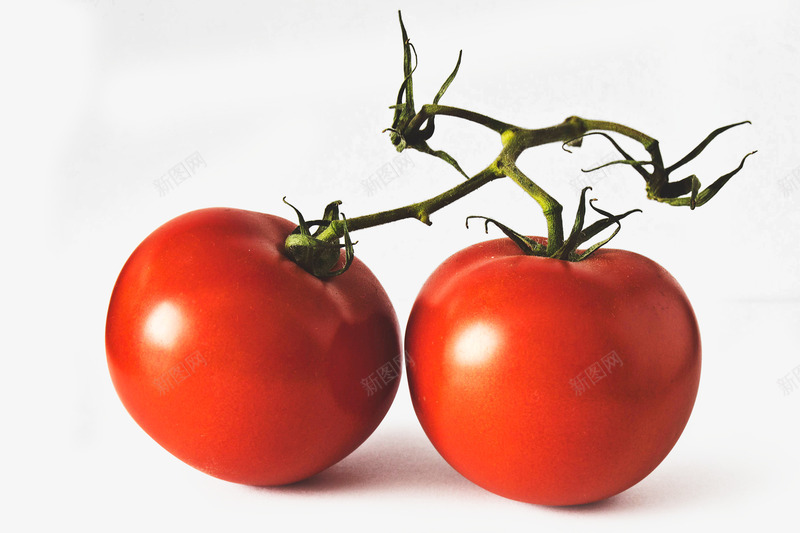西红柿鲜红的番茄png免抠素材_新图网 https://ixintu.com 水果 番茄 蔬菜 西红柿