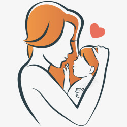 母亲节活动图片母婴插图图标高清图片