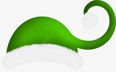 卡通绿色圣诞帽png免抠素材_新图网 https://ixintu.com 卡通圣诞帽 圣诞帽免抠素材 手绘圣诞帽 绿色圣诞帽
