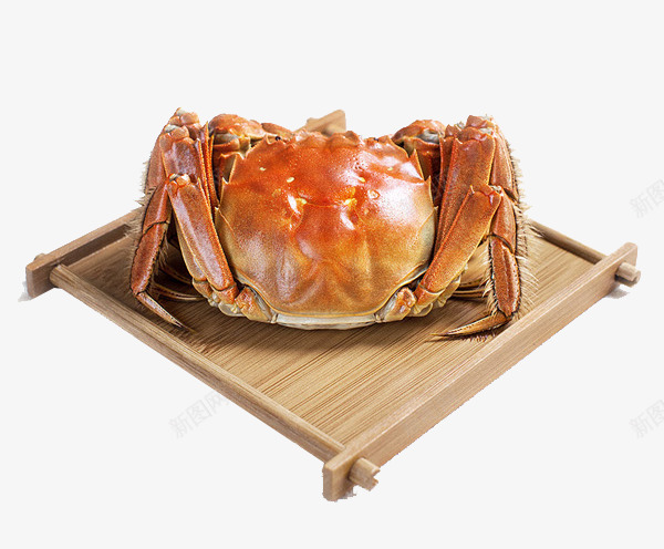 木板上的海鲜png免抠素材_新图网 https://ixintu.com 海鲜 螃蟹 食物