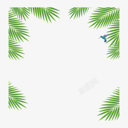 鑺辩汗绱犳潗椰子矢量图高清图片