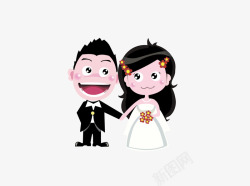 结婚的新人素材
