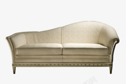 米白色高档休闲沙发素材