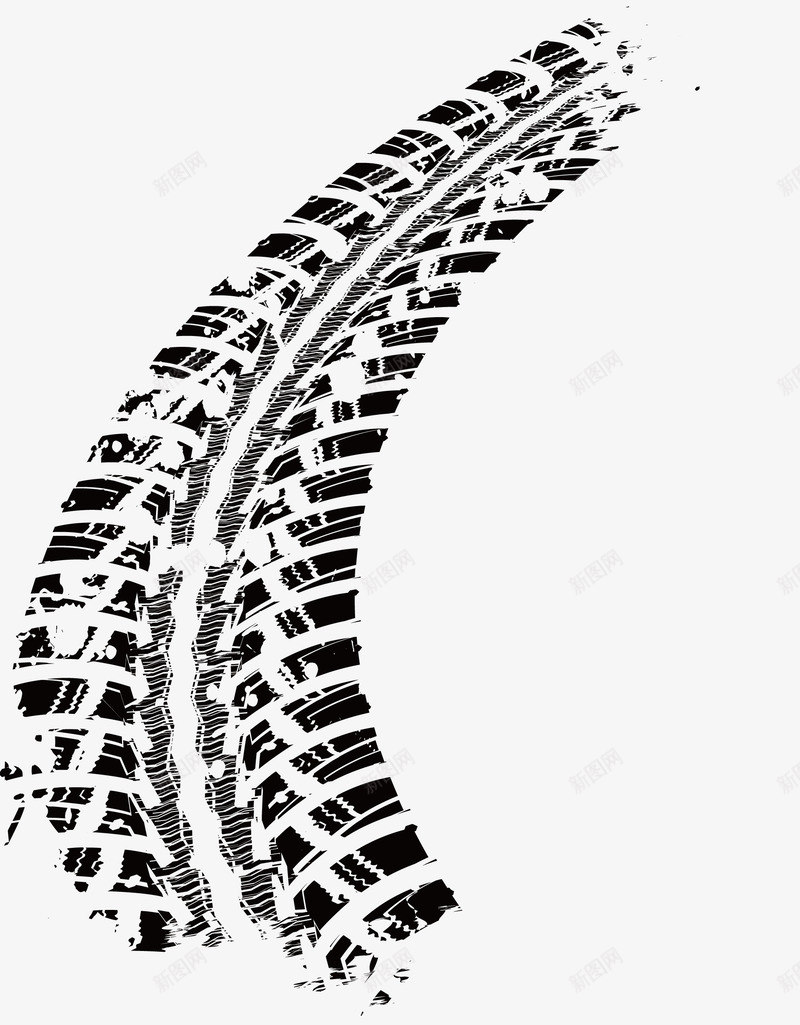 黑色轮胎印png免抠素材_新图网 https://ixintu.com 墨迹 线 车 车轮印 车辆 车辙 轮胎印 轮胎纹路