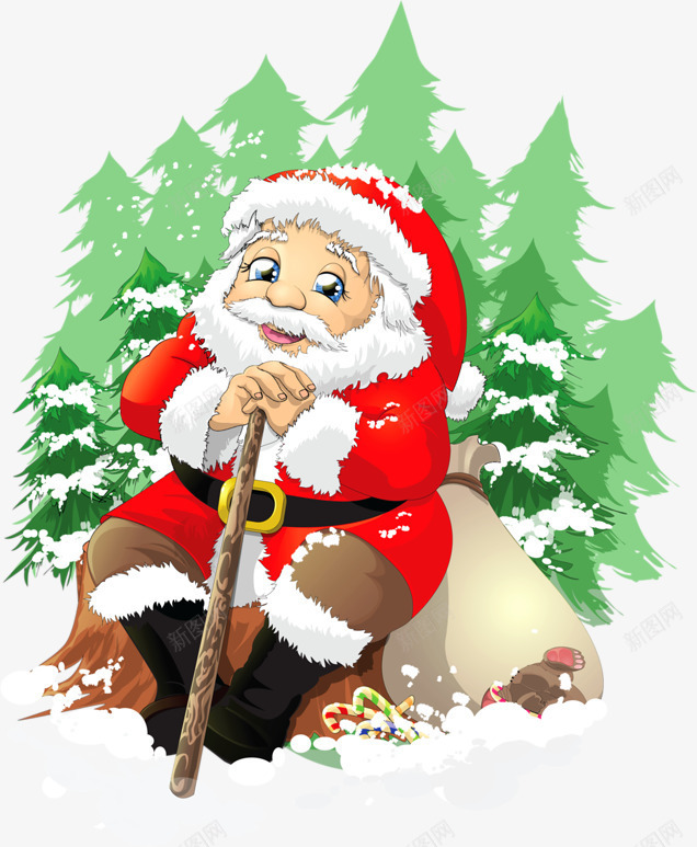 西方圣诞节日圣诞老人6png免抠素材_新图网 https://ixintu.com 圣诞 圣诞老人 节日 西方