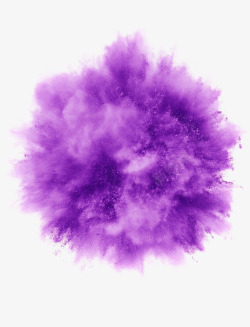 紫色粉末烟雾高清图片