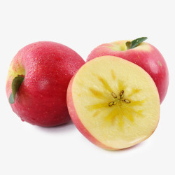 北美水果特产冰糖心苹果装饰高清图片